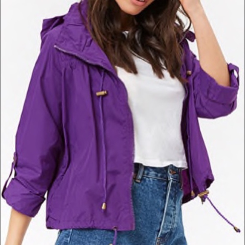 NWT Forever 21 purple jacket- large